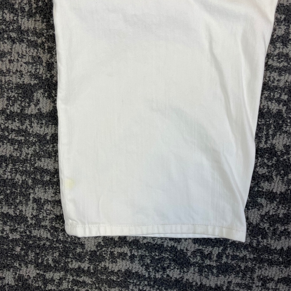 Y2K Sean John Jeans Mens 36 White Baggy Wide Leg 1969 Graphic Back Pocket Denim - Picture 9 of 10